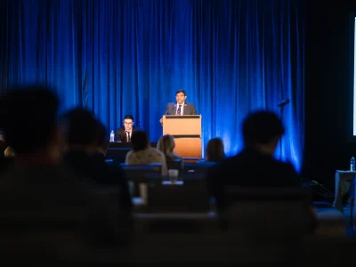 Dr. Bhaskar Srinivasan presenting at the 34th Biennial Cornea Conference, Harvard Medical School, Boston