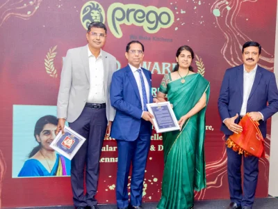 Dr Geetha Iyer 7 Honoured with the first-ever Prego Award 2025 for CODE Eye Care's outstanding contribution